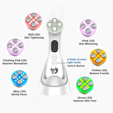 6 n 1 LED Light Therapy Face Rejuvenating Hand Wand