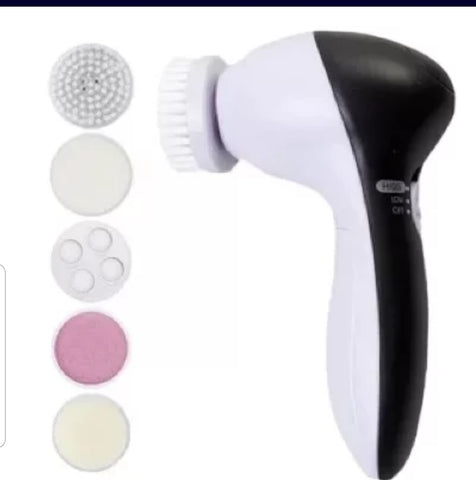 5 in 1 Multifunction Electronic Facial Massage Spin Brush